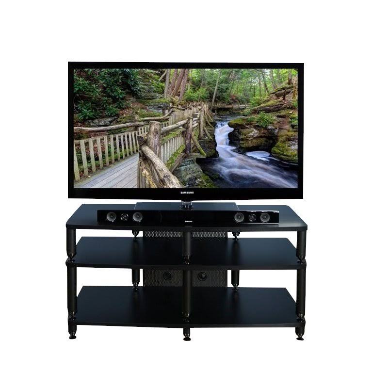 48x22 Pro Audio and Video Stand in Black S2018