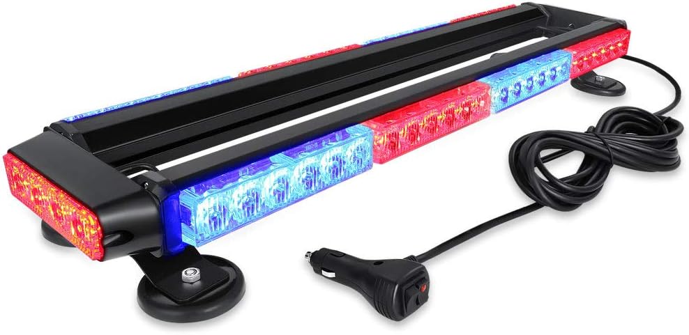 Magnetic Roof Flashing LED Emergency Strobe Light Bar F6315