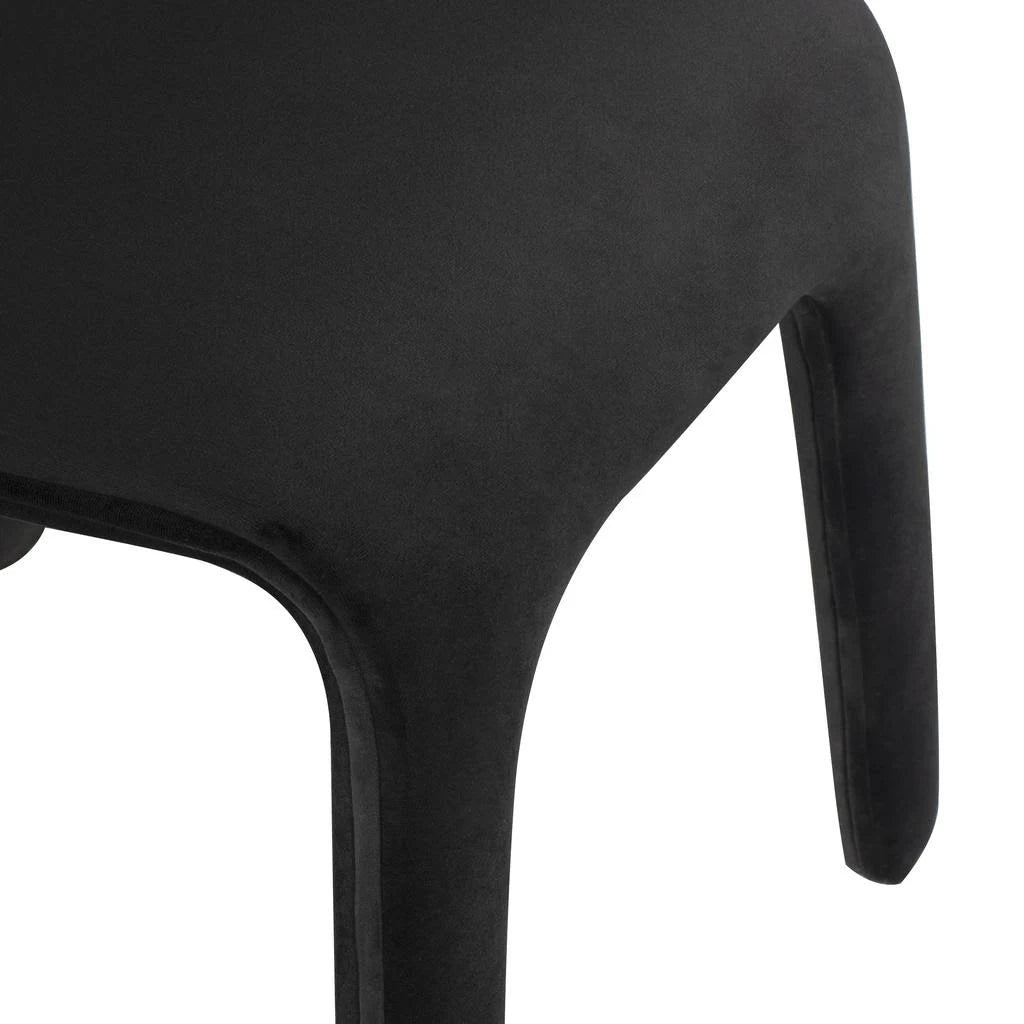 Peach Velour Dining Chair Y168