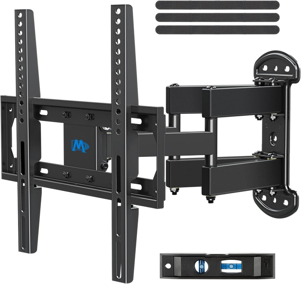Full Motion TV Wall Mount for 26-55 Inch LED LCD Plasma Flat Screen TV, Swivel Articulating Dual Arms, VESA 400x400mm, 99 LBS, Pack of 2 H179548