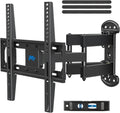 Full Motion TV Wall Mount for 26-55 Inch LED LCD Plasma Flat Screen TV, Swivel Articulating Dual Arms, VESA 400x400mm, 99 LBS, Pack of 2 H179548