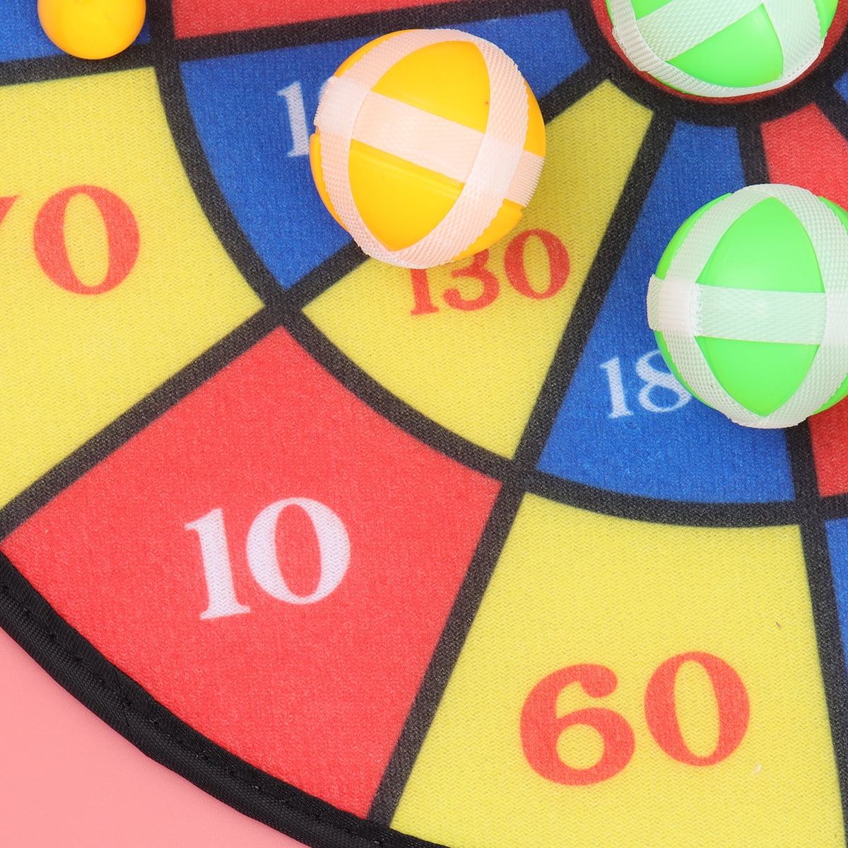 Flocking Dart Board with 4pcs Darts Dartboard Set O4880