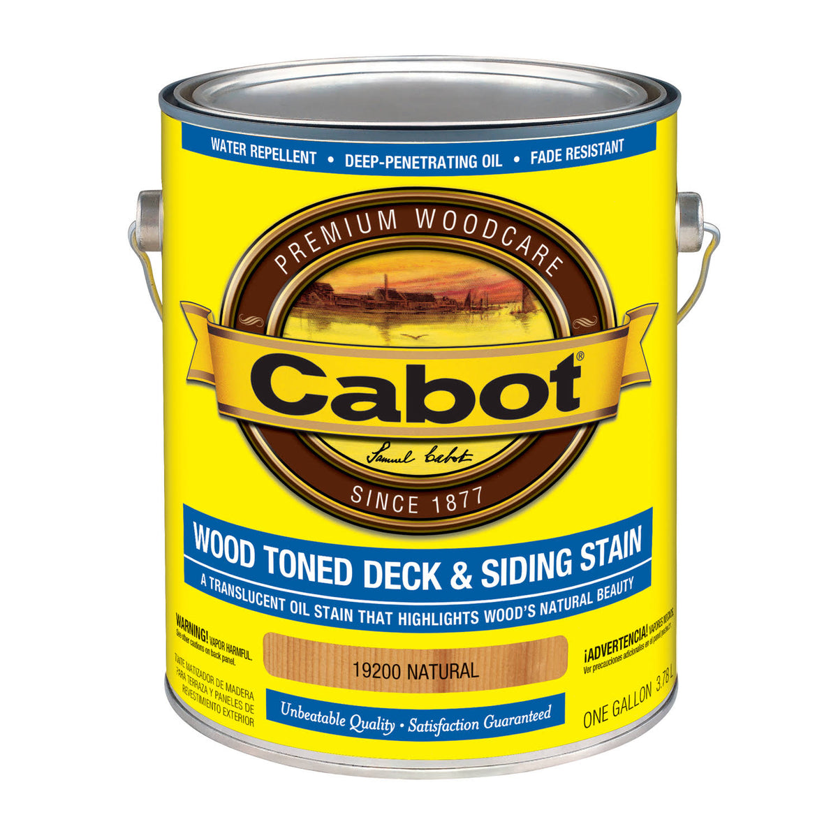 Natural Wood Toned Deck Stain - 1 gal V70853