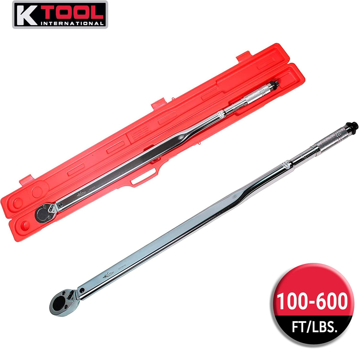 3/4 Drive Click Style 42 Long Torque Wrench, 100-600 ft/lbs X55682