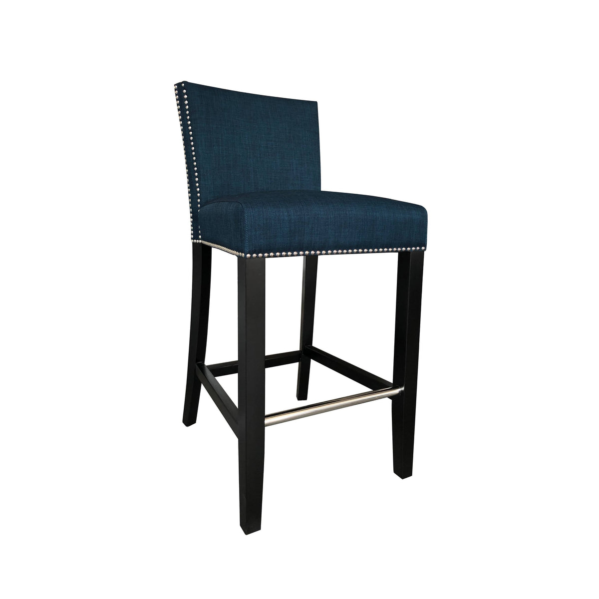 White Linen Bar Stool M29256