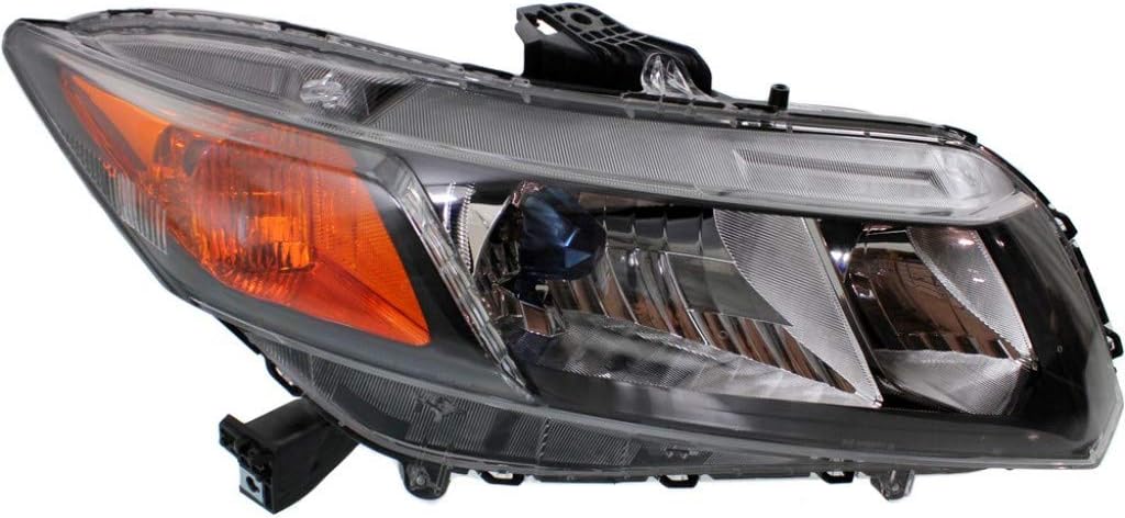 Headlight Assembly Pair for Honda Civic 2012 2013 C90634