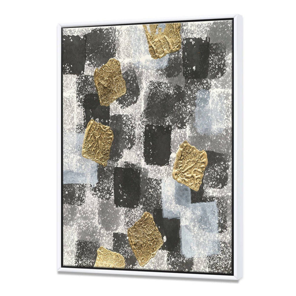 Black Framed Canvas E4541