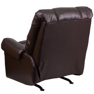 Burgundy Chenille Rocker Recliner M2692