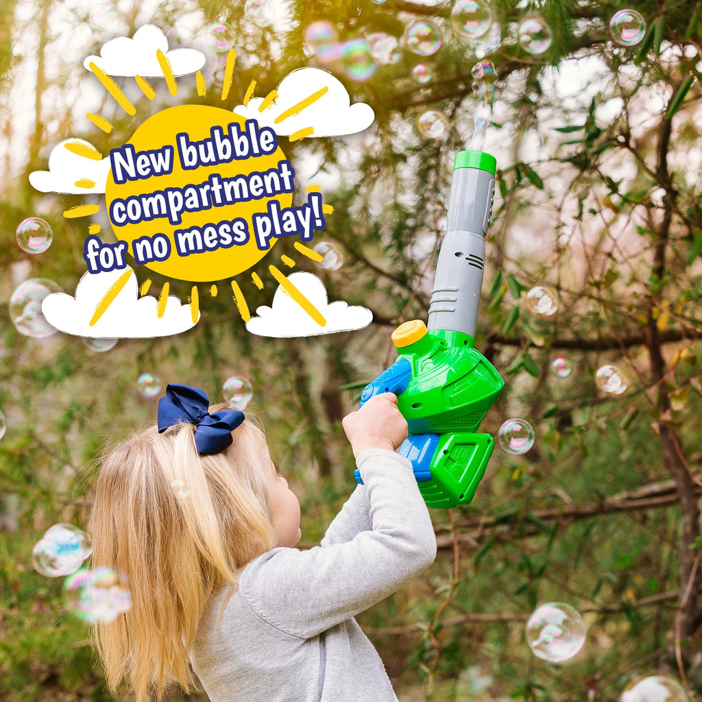 Bubble-N-Fun Toy Leaf Blower with 4oz Refill Solution N927412
