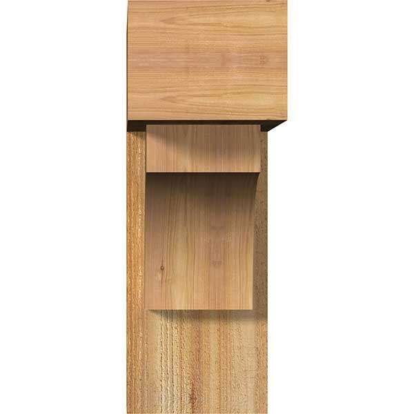 Rough Sawn Cedar Bracket with Offset Brace O891946