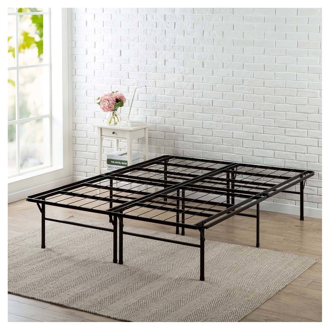 Twin XL 16x22 Steel SmartBase Frame Black Q638