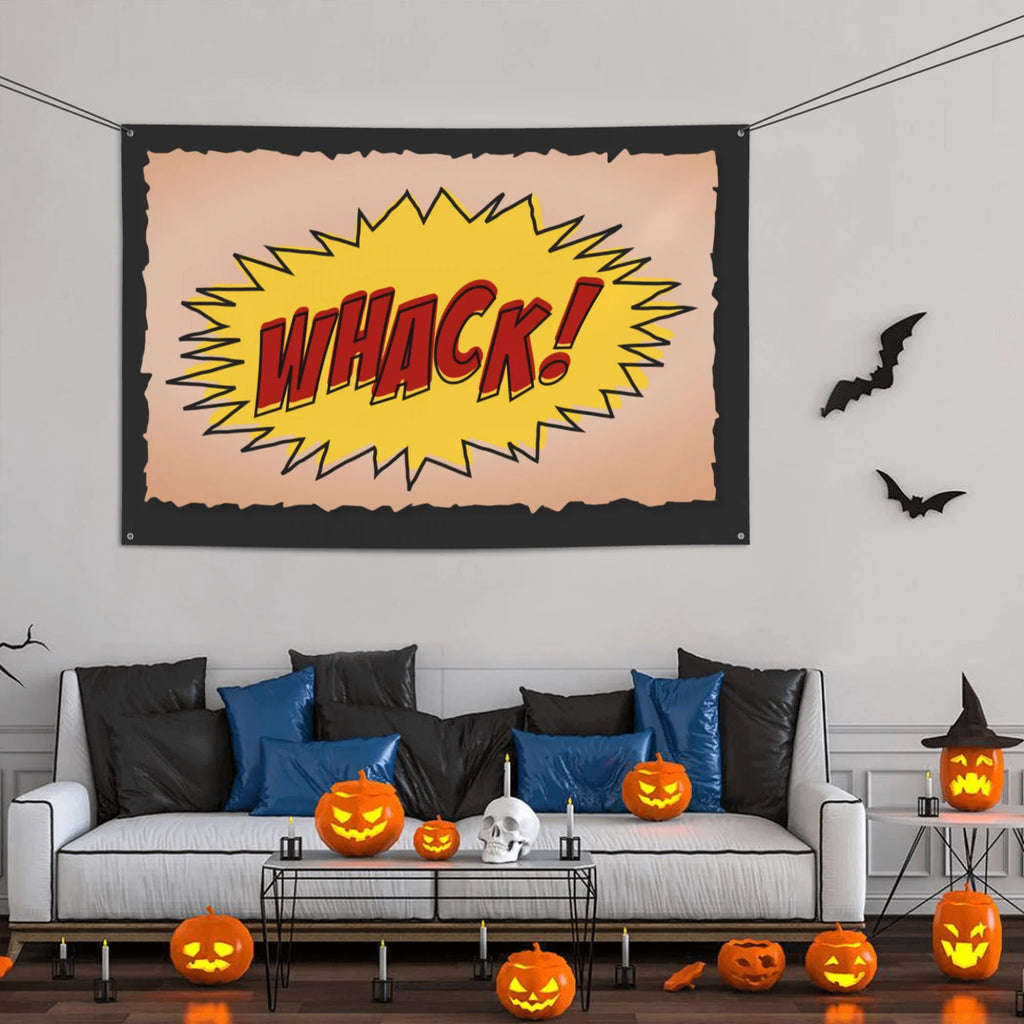 Comics Poster Hanging Banners Backdrop Festive Party Decor, 47 x 71 Inches O713023