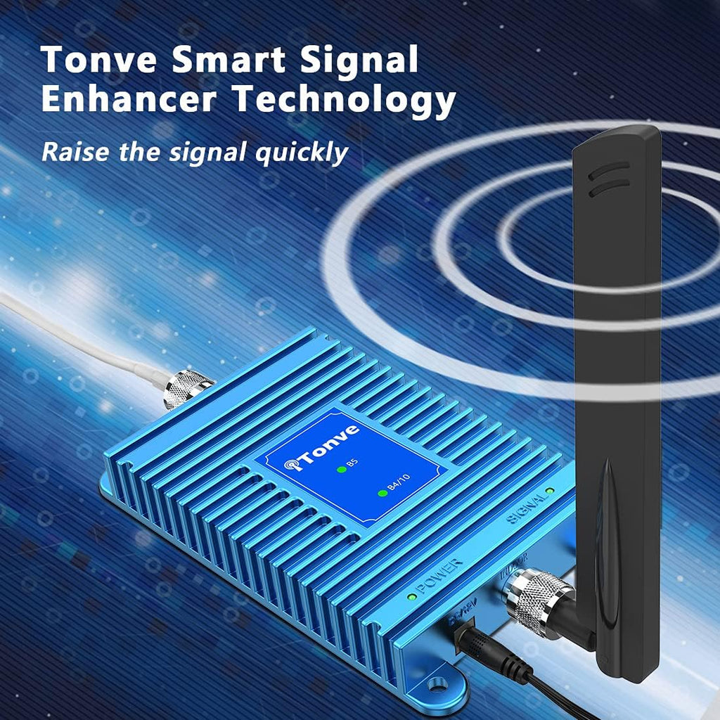 Cell Phone Signal Booster for Home Office, Band 4/5/10/66, FCC Approved I839