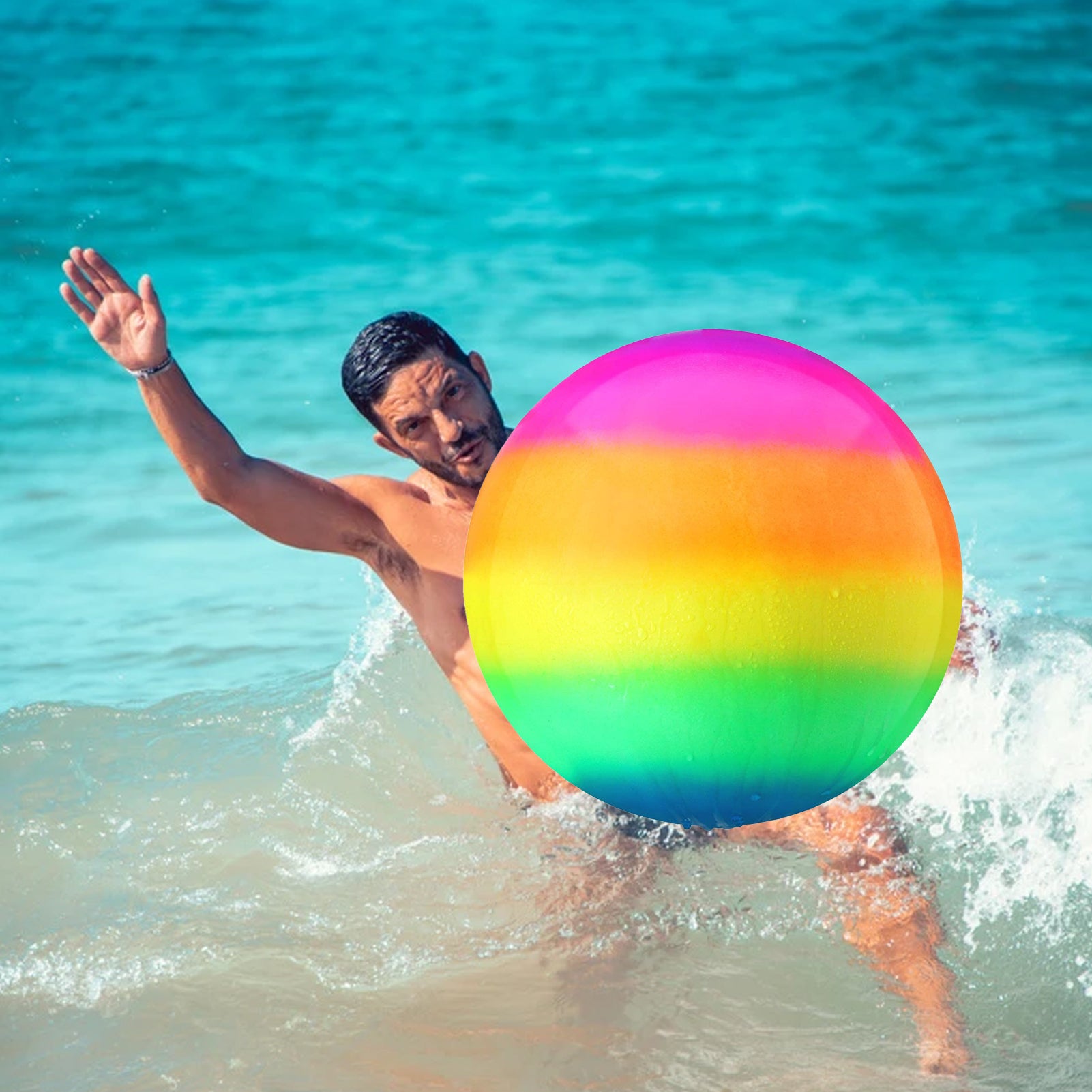 Rainbow Underwater Ball Toy U491494