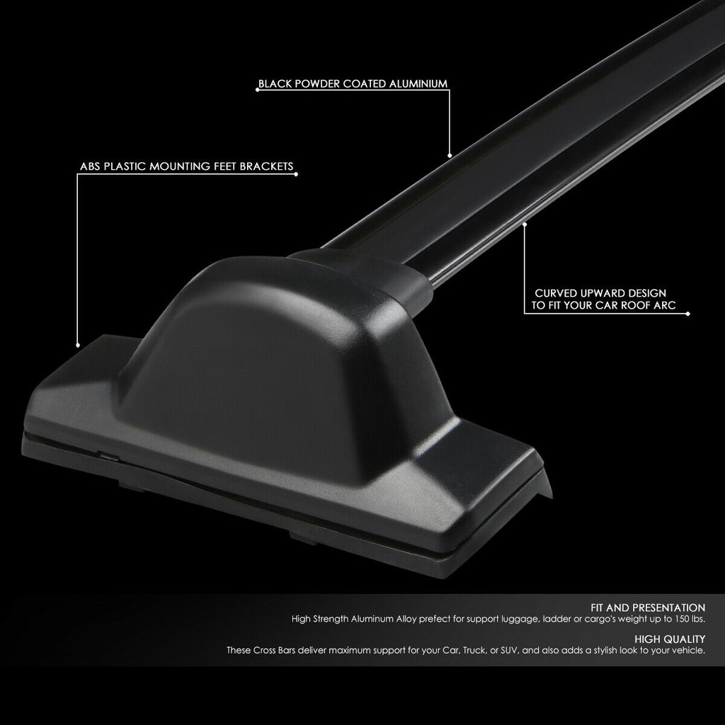Black Coated Aluminum Roof Rack Crossbar R312