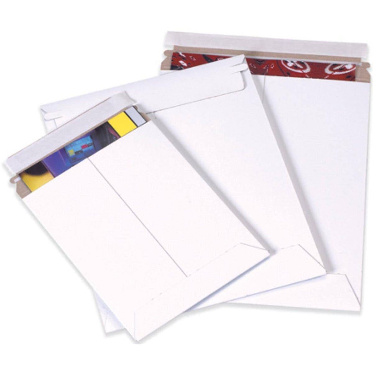 White Self-Seal Flat Mailers 100/Case Q8826