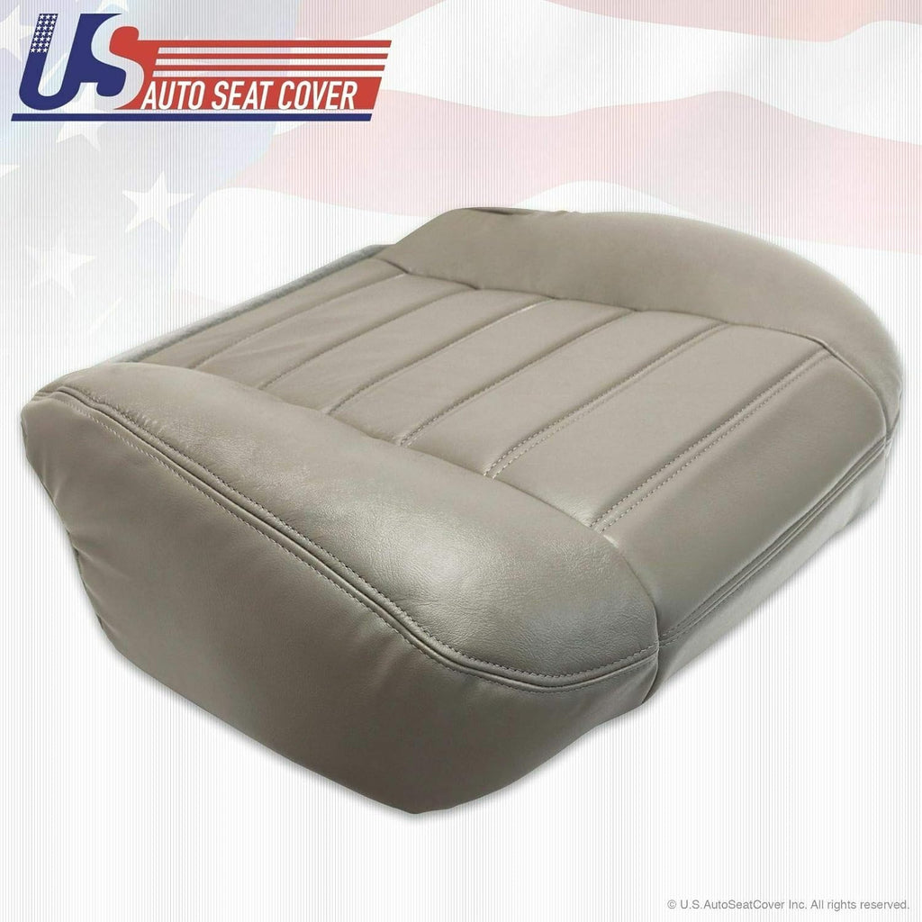 Gray Synthetic Leather Seat Cover Pack of 2 Y913