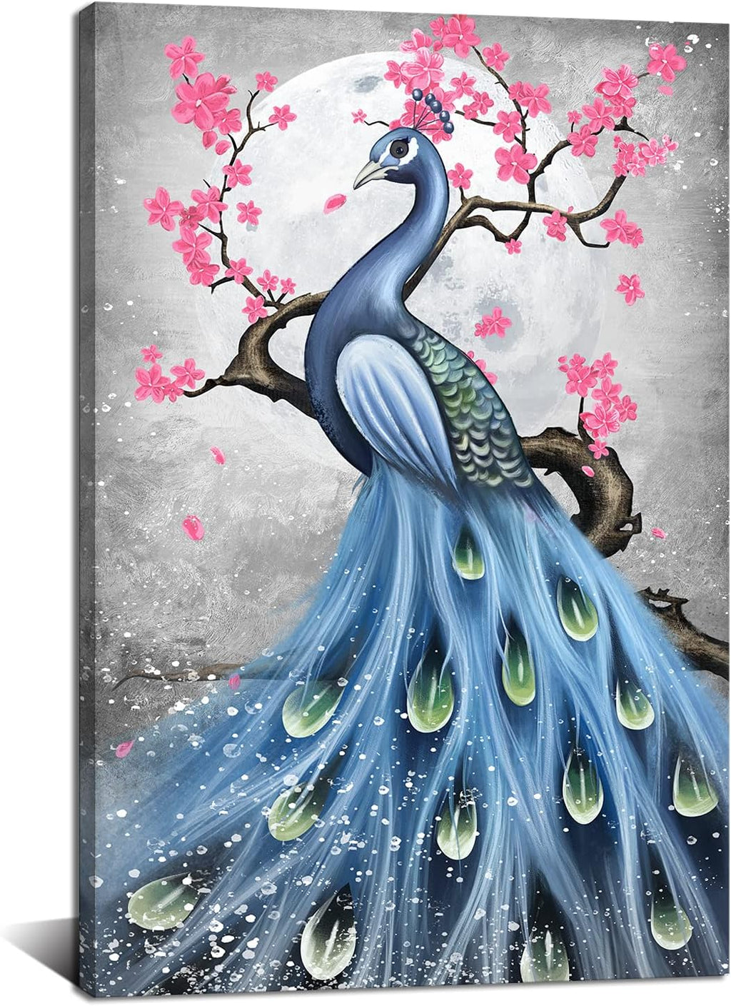 Pink Cherry Blossom Canvas Wall Art 24x36 G641
