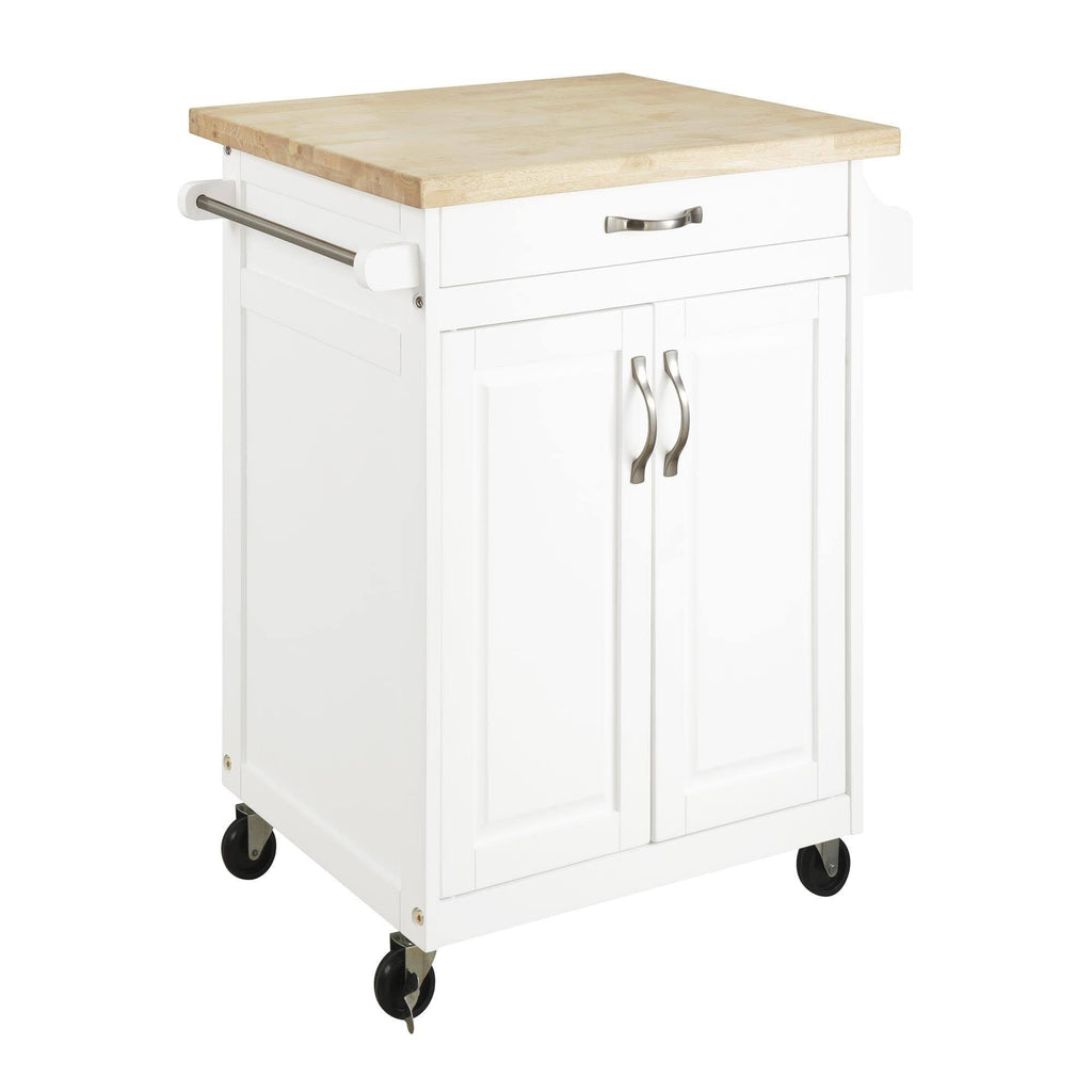 White Kitchen Island W626