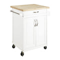 White Kitchen Island W626