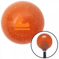 Orange Metal Flake Shift Knob with M16 x 1.5 Insert I47170