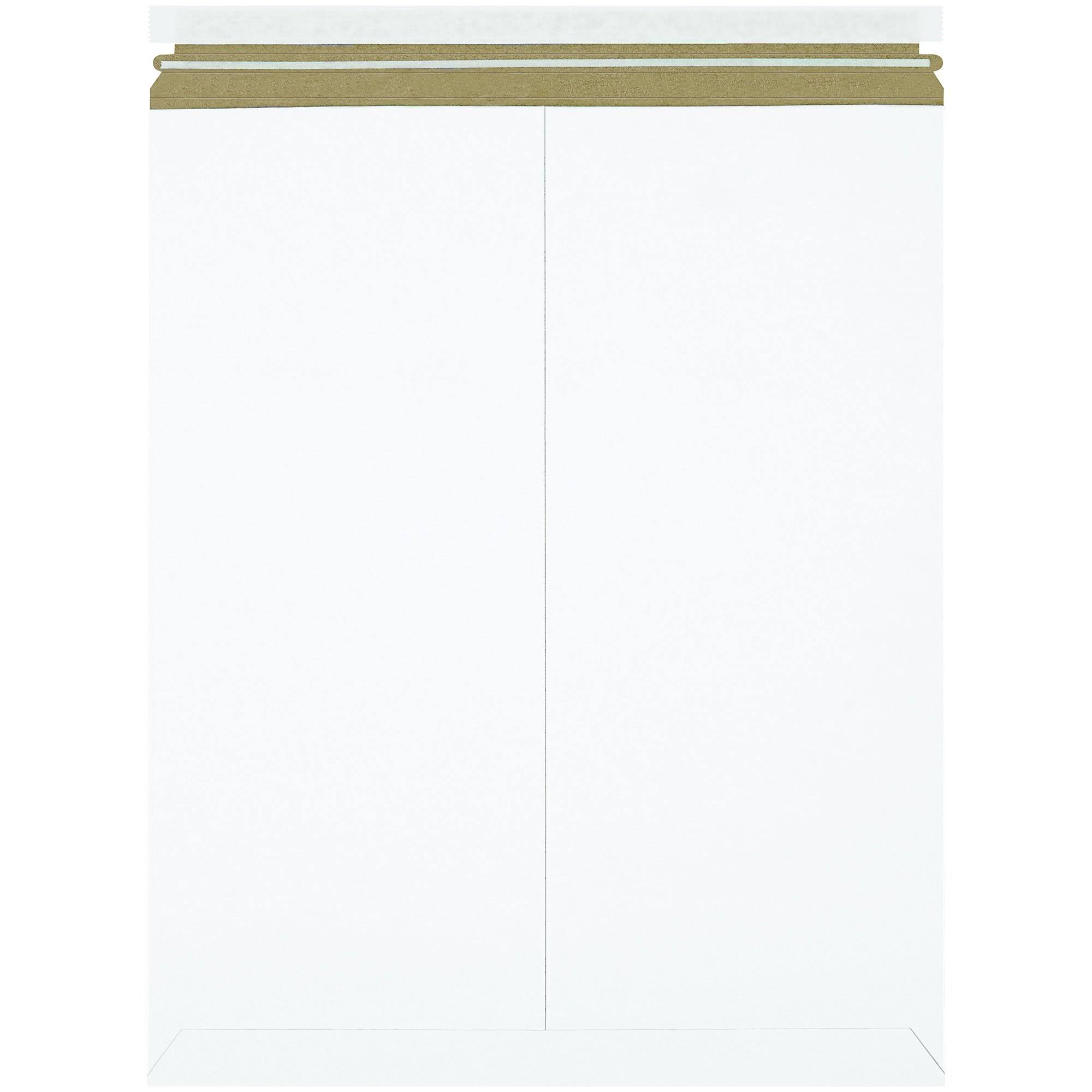 White Self-Seal Flat Mailers 100/Case Q8826