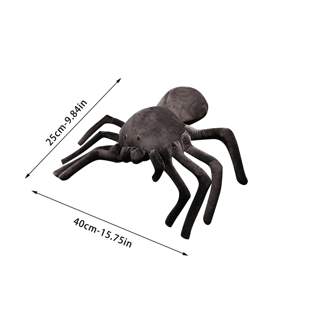 Black Plush Spider Halloween Decorations Doll Sleeping Pillow H613460