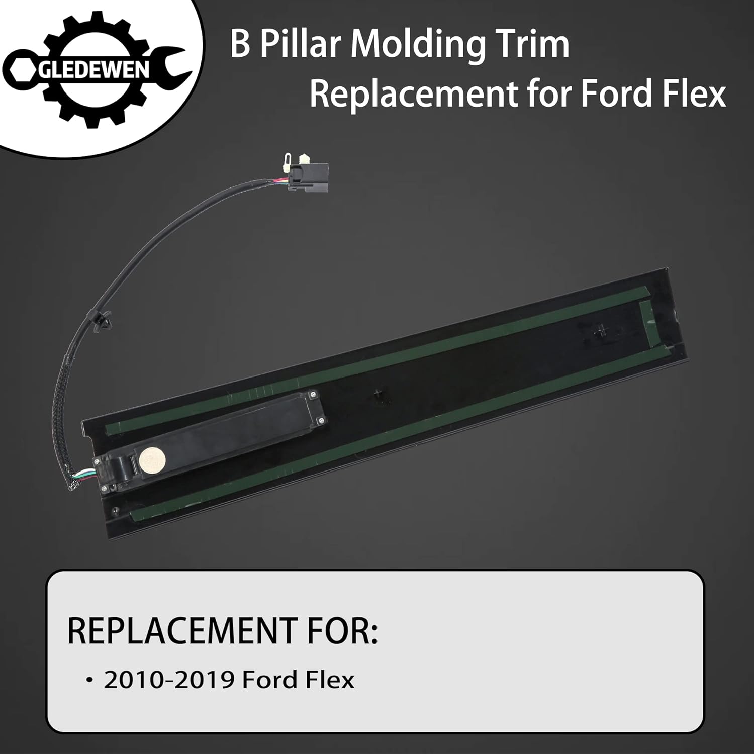 B Pillar Molding Trim with Door Entry Keypad, Driver Front Left Outer LH Side W207525