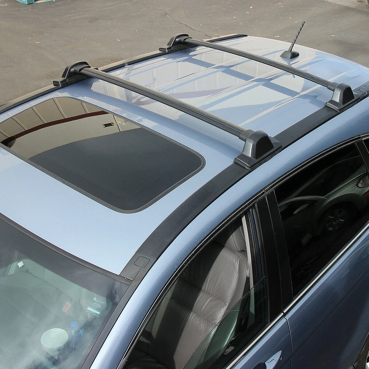 Black Coated Aluminum Roof Rack Crossbar R312