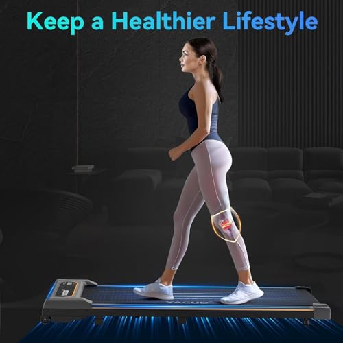 Portable Under Desk Treadmill with Remote Control and LED Display F236