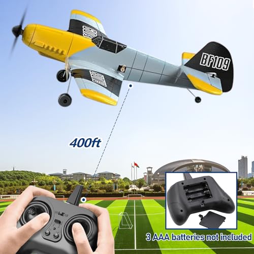 3 Channel Remote Control Airplane with 2 Batteries U763
