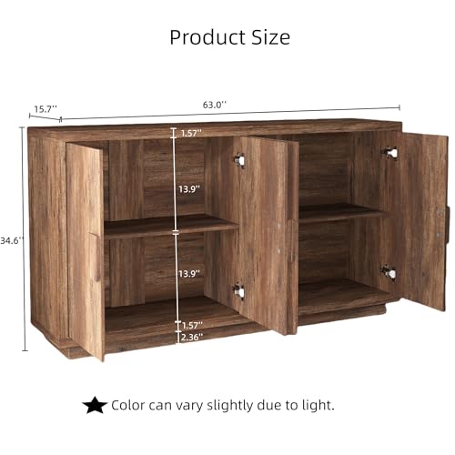 32" Small Buffet Cabinet with Adjustable Shelf T716809