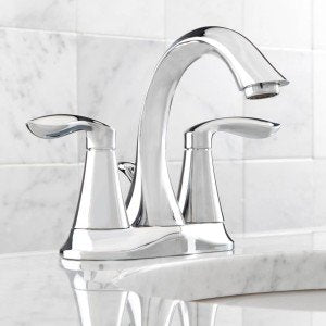 Oil-Rubbed Bronze Two-Handle Centerset Lavatory Faucet with Drain Assembly Q63078