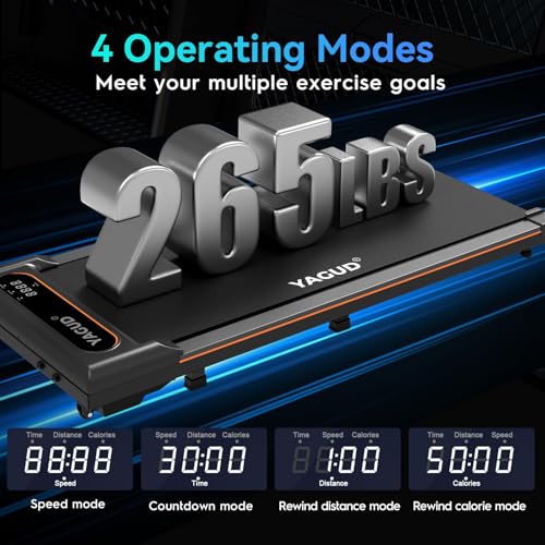 Portable Under Desk Treadmill with Remote Control and LED Display F236