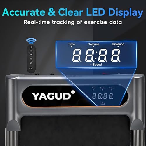 Portable Under Desk Treadmill with Remote Control and LED Display F236
