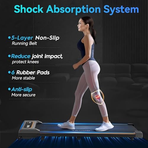 Portable Under Desk Treadmill with Remote Control and LED Display F236