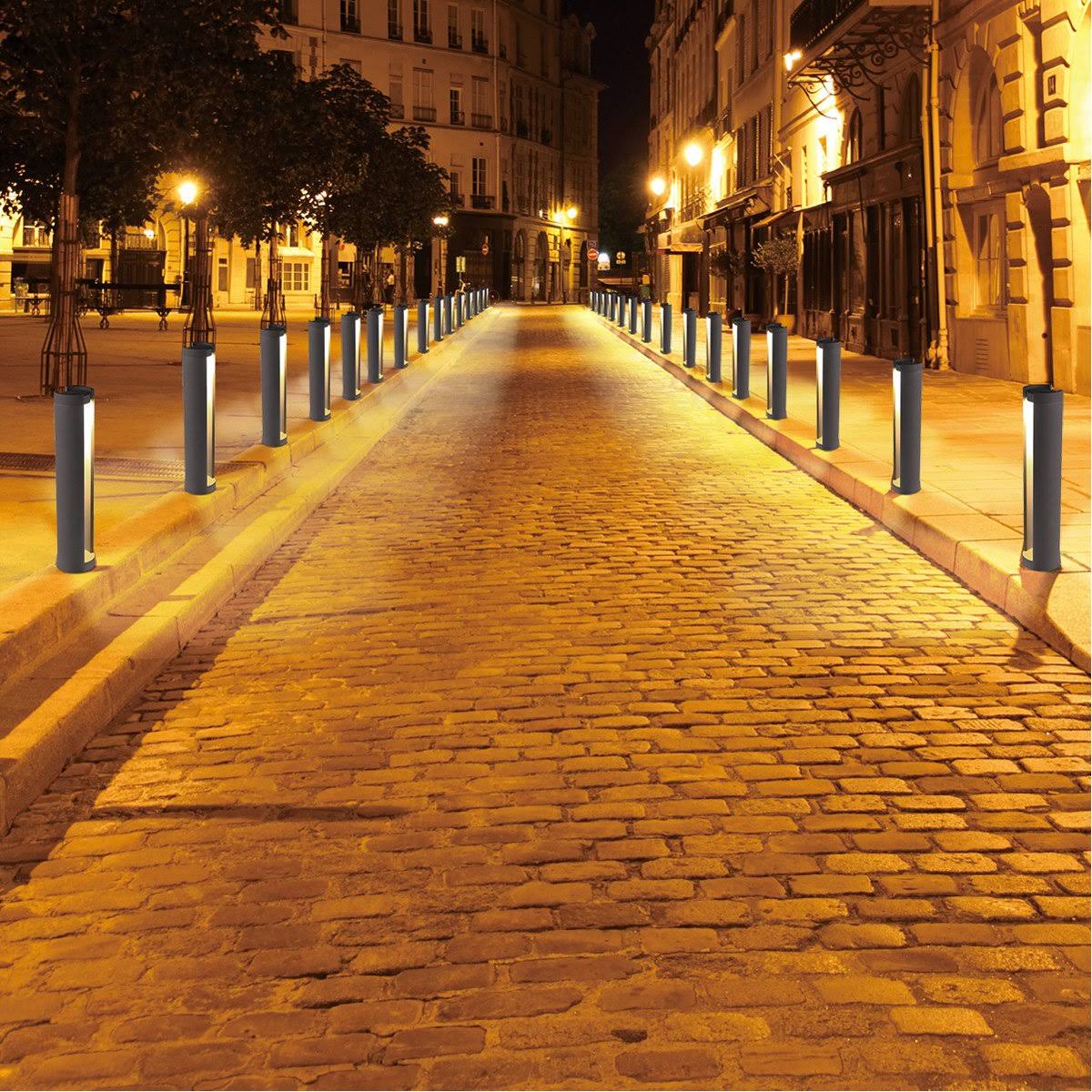 15W LED Bollard Graphite Grey Z766