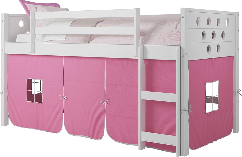 Dark Cappuccino Twin Low Loft Bed S834316