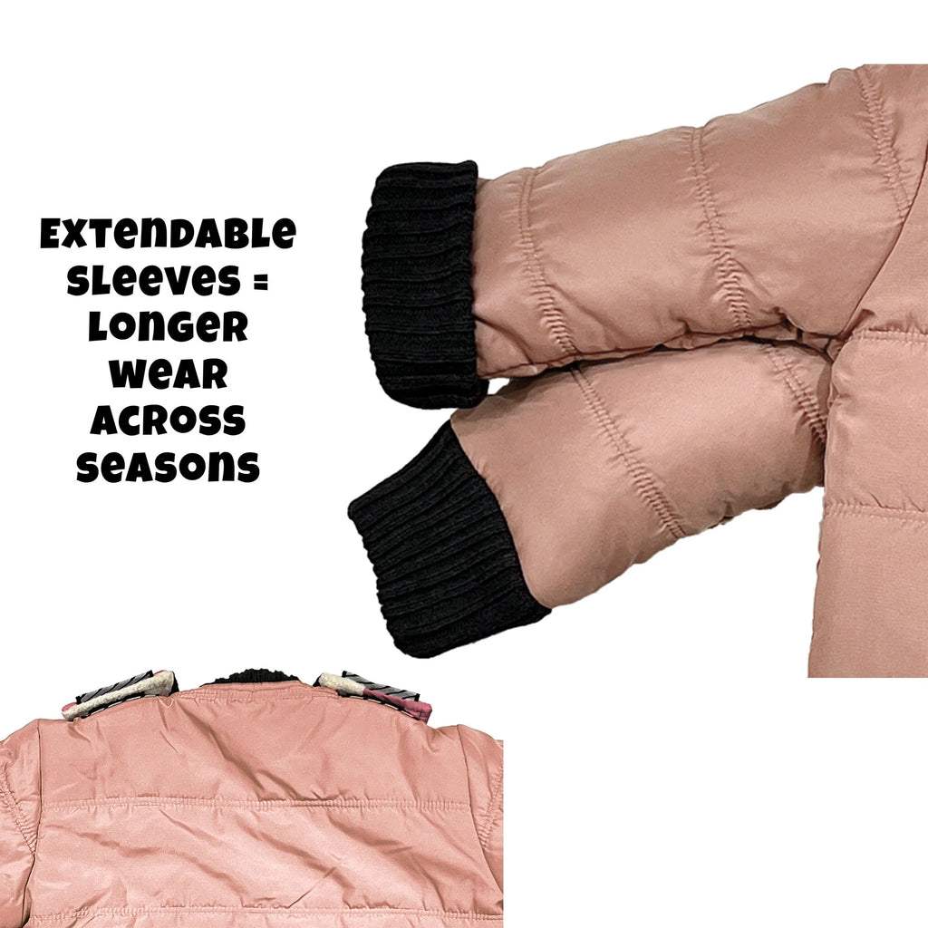 Blush Pink Toddler Winter Coat L2838