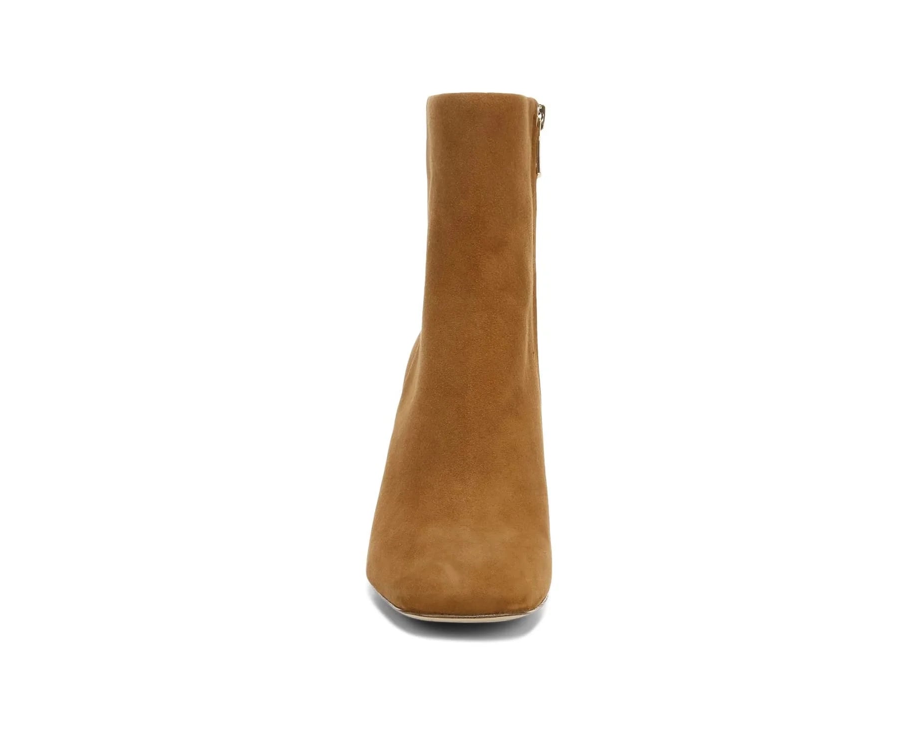 Frontier Brown Leather Block Heel Dress Boots S426325