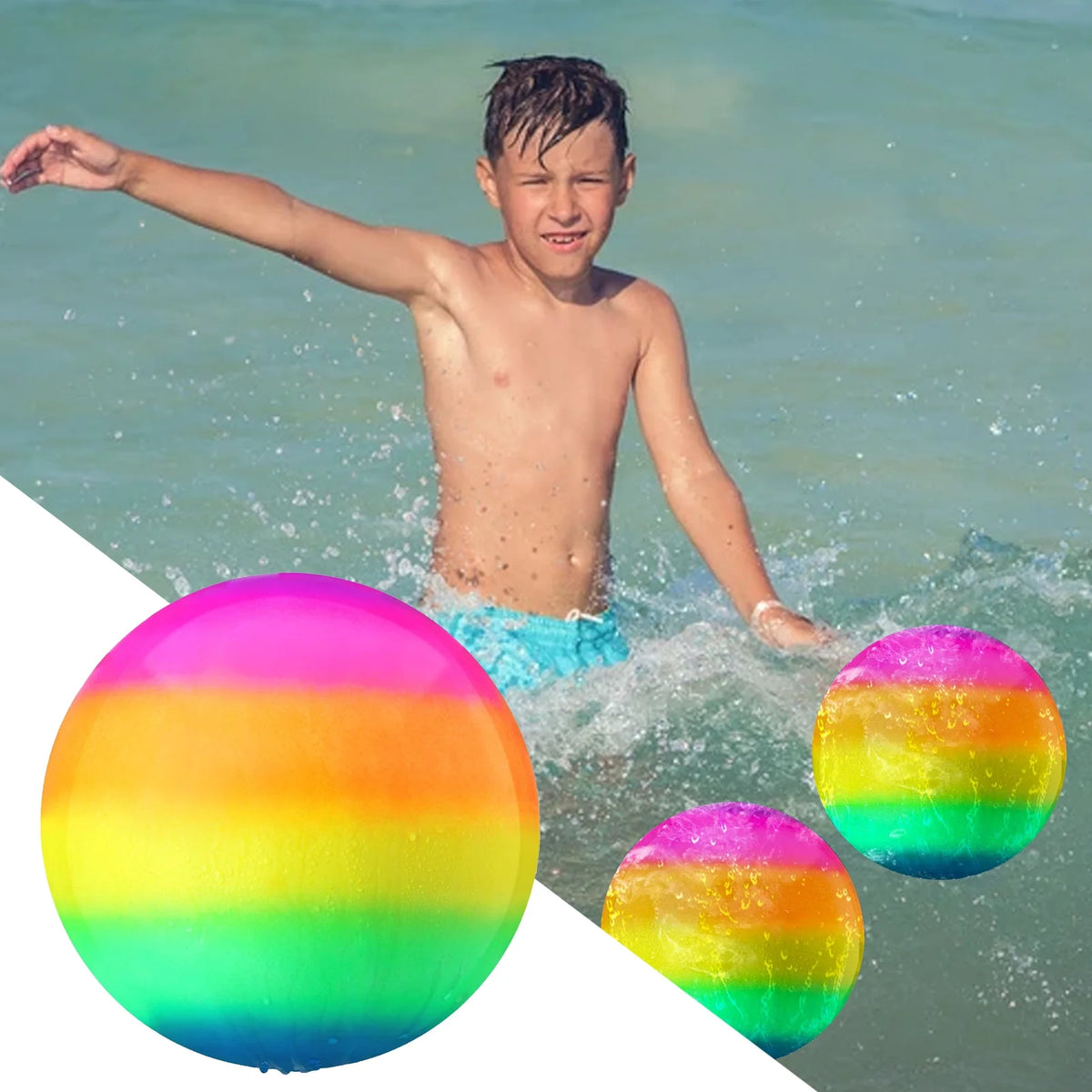 Rainbow Underwater Ball Toy U491494