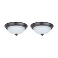 Bronze LED Flush Mount Fixture P1946