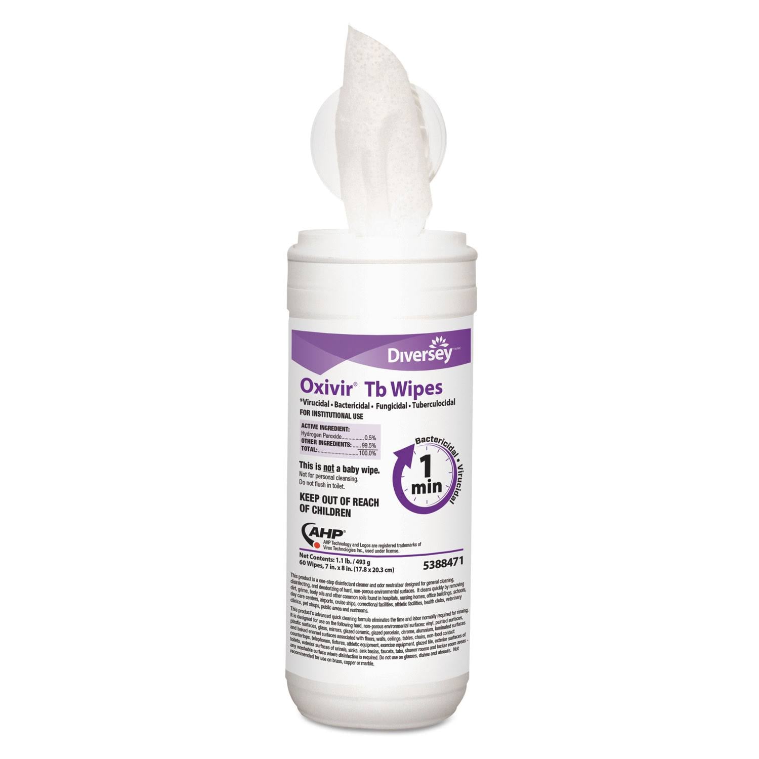160 Wipes Disinfectant Wipes, 4 Tubs/Carton Q51034