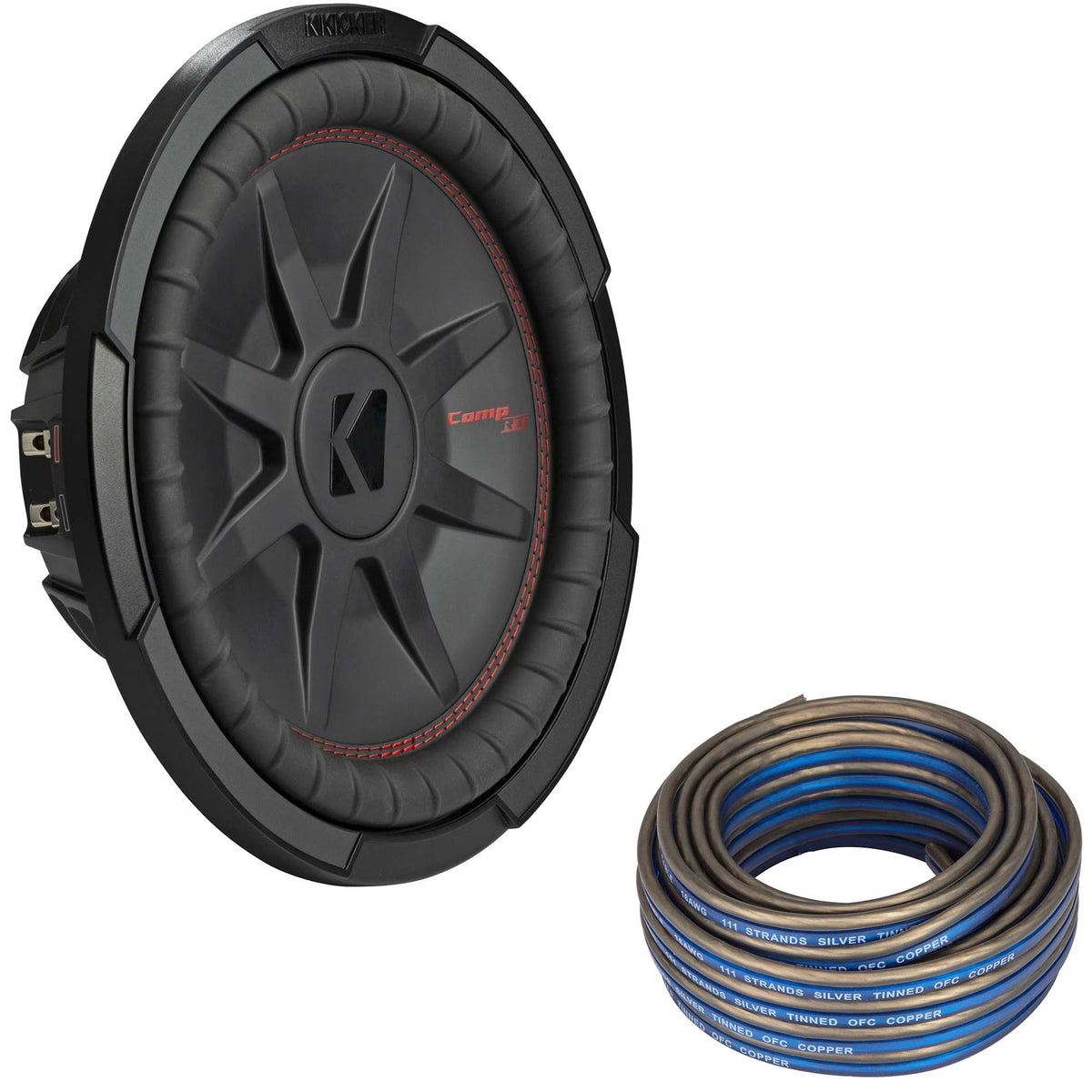 12" DVC 4-ohm Subwoofer with Speaker Wire E47786