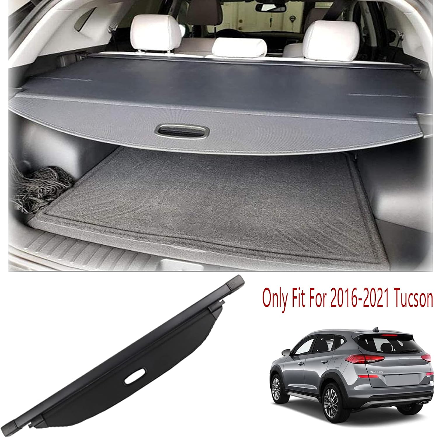 Retractable Trunk Shade for Hyundai Tucson, Pack of 2 R63652