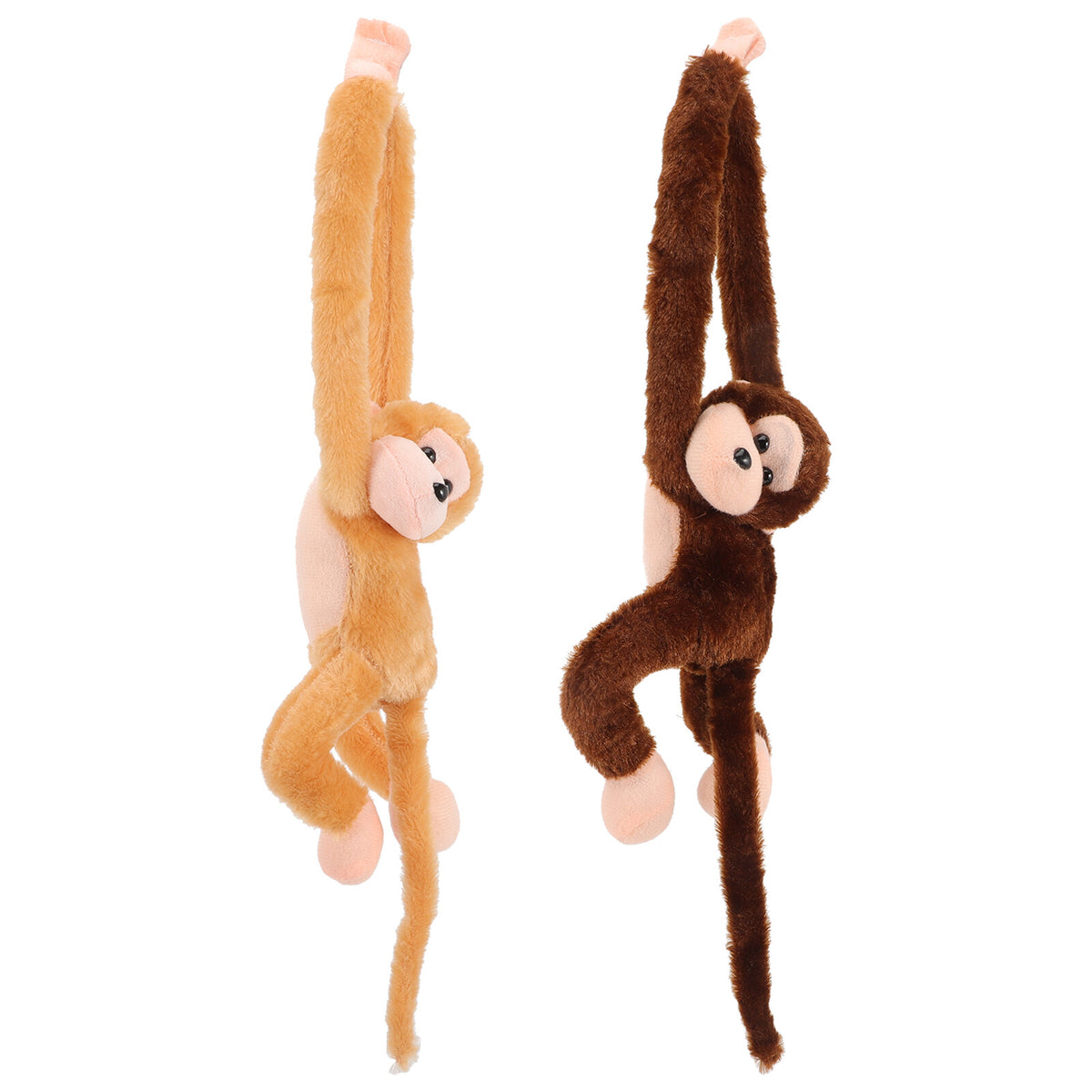 2Pcs Hanging Plush Monkey Doll Stuffed Animal Toy T580