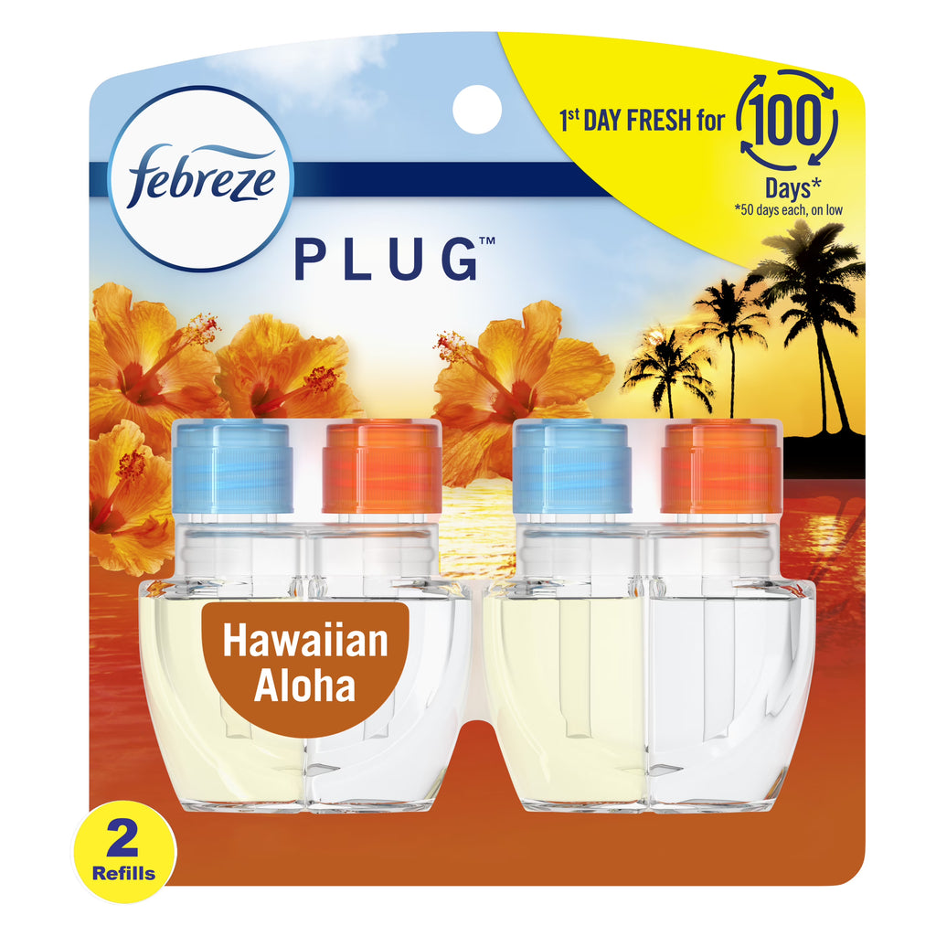 Hawaiian Aloha Air Freshener Refill, (2) 0.87 fl oz Oil Refills J9090