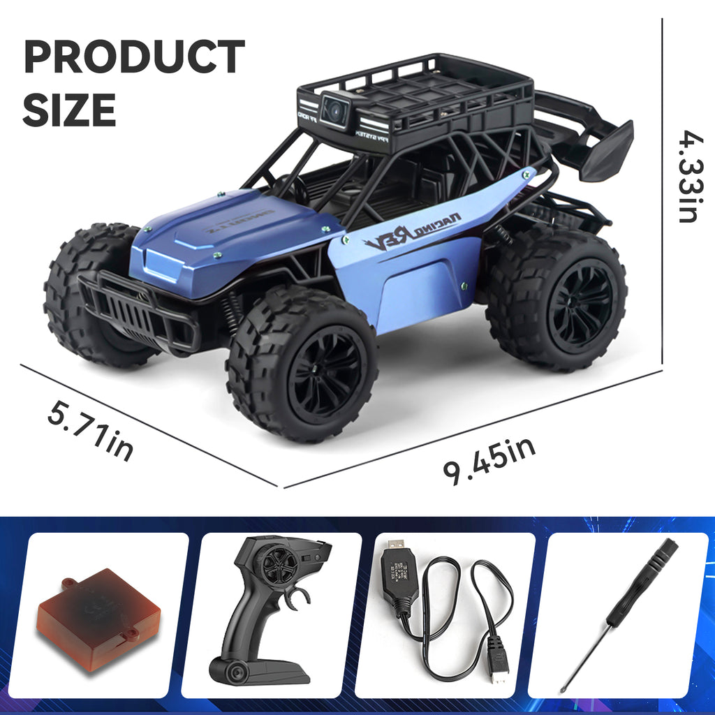 Blue 1:16 Scale RC Monster Truck with 5G HD 1080P FPV Camera S52837