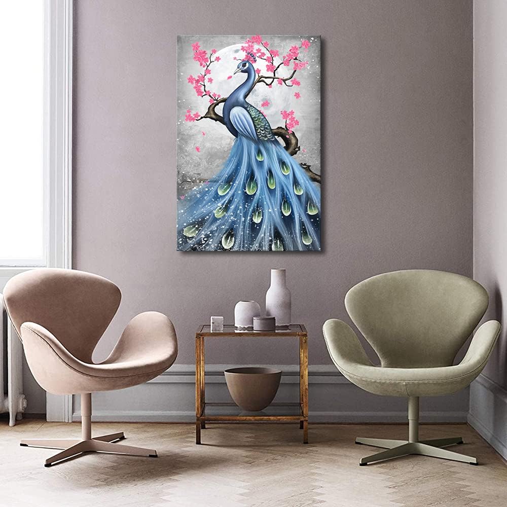 Pink Cherry Blossom Canvas Wall Art 24x36 G641