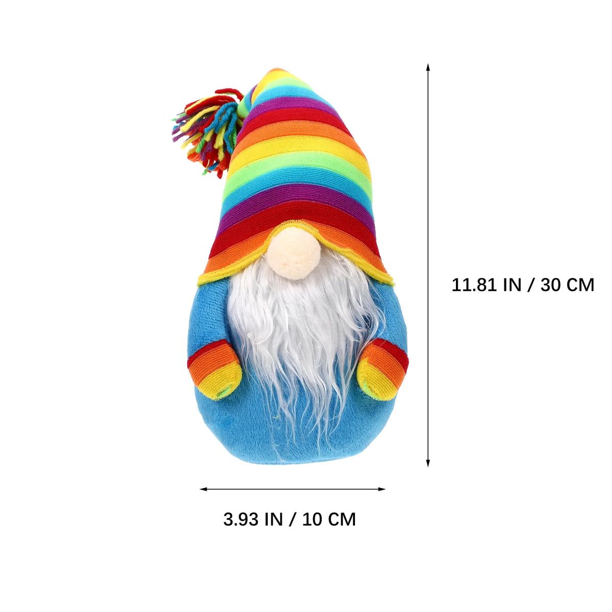 Rainbow Plush Gnome Doll Stuffed Decor P1044